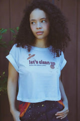 Let's Clean Up Crop-top - Femstylo