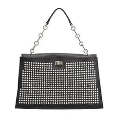 Maria Carla Woman's Fashion Luxury Leather Handbag, Smooth Leather Bag - Femstylo