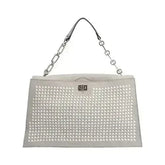 Maria Carla Woman's Fashion Luxury Leather Handbag, Smooth Leather Bag - Femstylo