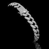 MONEYED 12MM 925 MOISSANITE CUBAN BRACELET | 991391