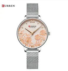 FUCHSIA Curren Watch – 32mm Romantic Timepiece | Japan Movement - Femstylo