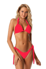 Sirena Neon Pink Bikini Set - Femstylo