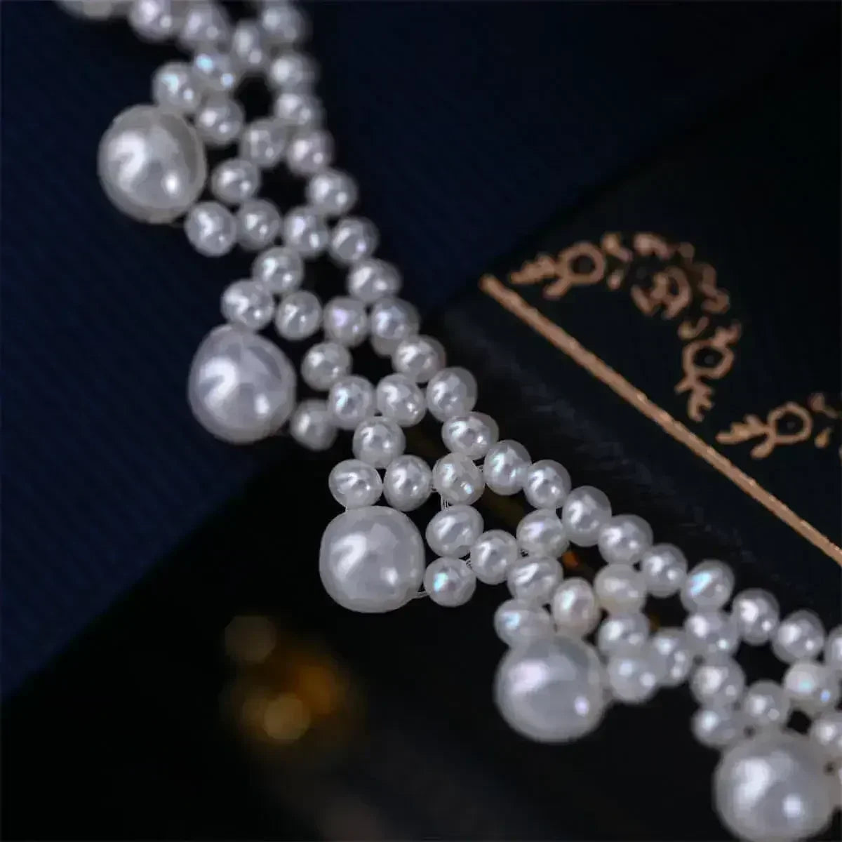 LuxeJewels™ – South Sea Pearl Necklace with 18K Gold Accent - Femstylo