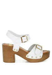 Ompasa Genuine Leather Clog Sandals - Femstylo