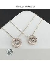 Rose Gold Pulsatile Heart Diamond Pendant Clavicle Chain - Femstylo