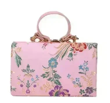 Flower Clutch Evening Bag for Women Wedding Bride Clutch Purse Antique - Femstylo