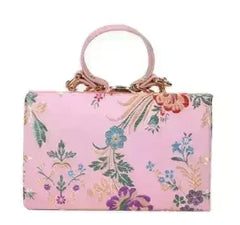 Flower Clutch Evening Bag for Women Wedding Bride Clutch Purse Antique - Femstylo