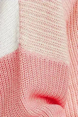 Color Block Oversize Sweater – Bold & Cozy Winter Knit - Femstylo