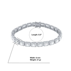 FOXY 6MM SQUARE TENNIS BRACELET I 962221