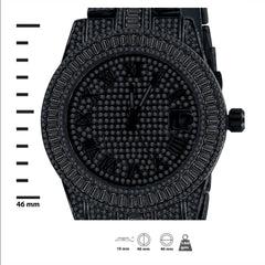 OYSTER CRYSTAL STONES WATCH SET | 530753