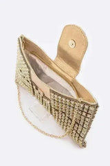 Rhinestone Bowtie Iconic Clutch Bag - Femstylo