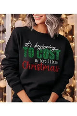 Cost Like Christmas Fleece Sweatshirt - Femstylo