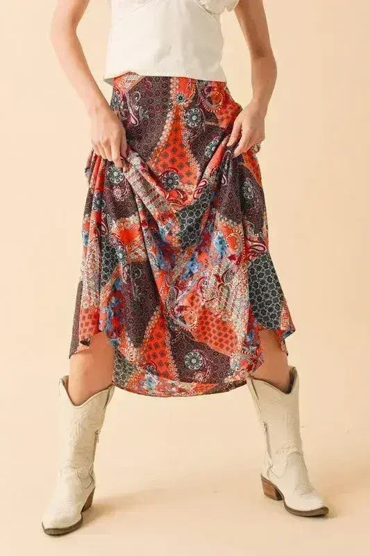 Bradyn Print Skirt - Femstylo