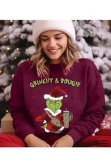 GRINCHY & BOUGIE Fleece Sweatshirt - Femstylo