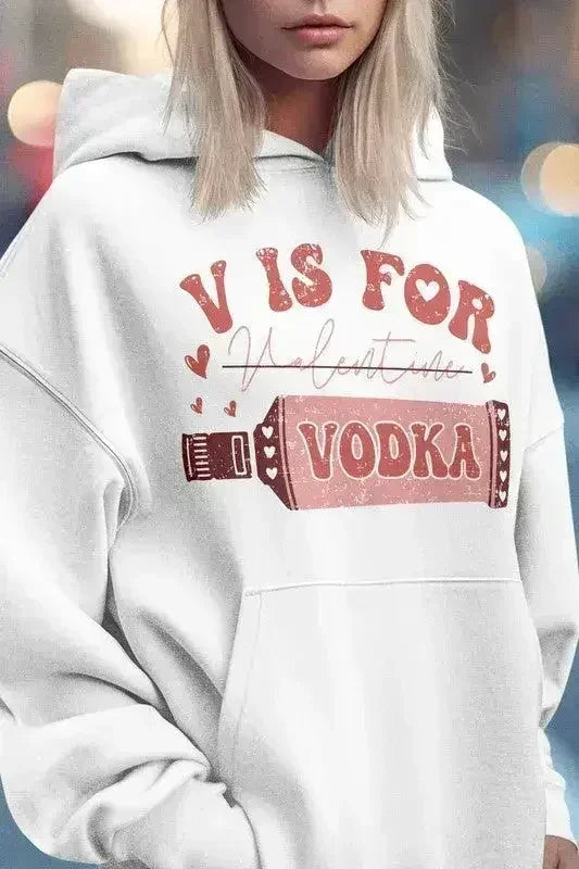 Retro Valentine Graphic Hoodie - Femstylo