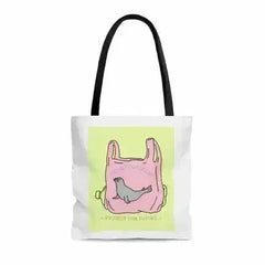 Seal Tote Bag - Eco-Friendly Polyester Shopper 16" - Femstylo