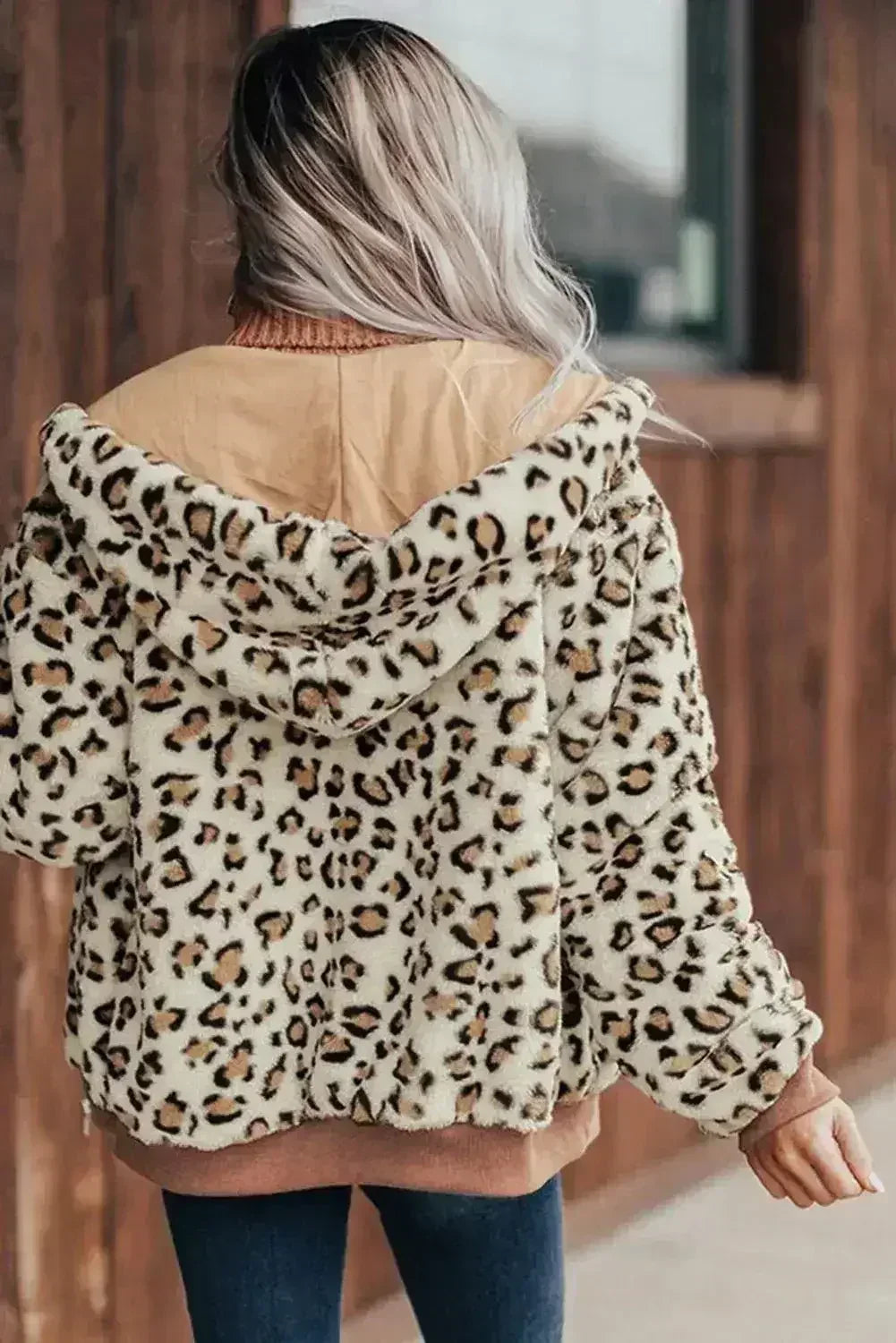 Cozy Plush Leopard Jacket - Femstylo