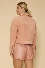 Fleece bow jacket - Femstylo