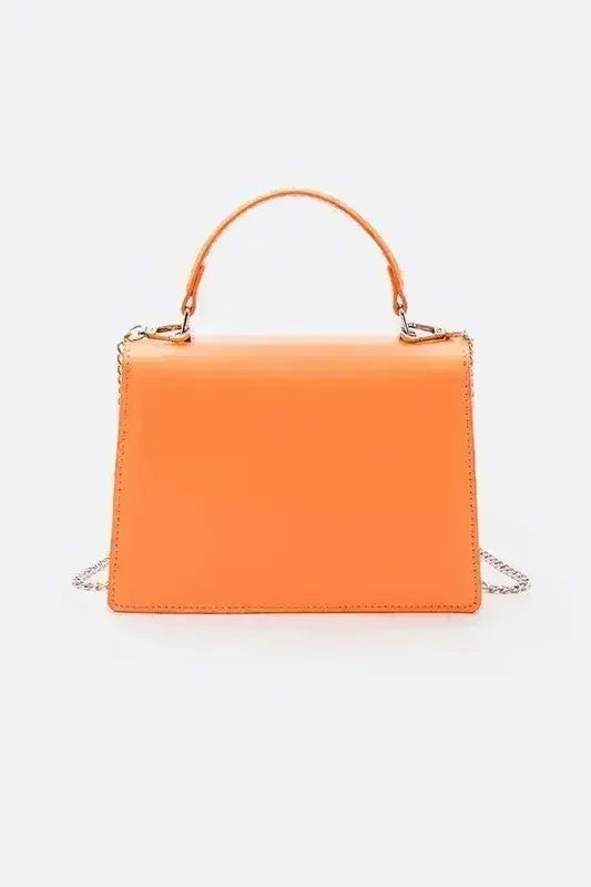 2 Tone Top Handle Transparent Stadium Bag - Femstylo