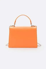 2 Tone Top Handle Transparent Stadium Bag - Femstylo