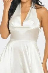 Ivory Serenity Jumpsuit - Femstylo