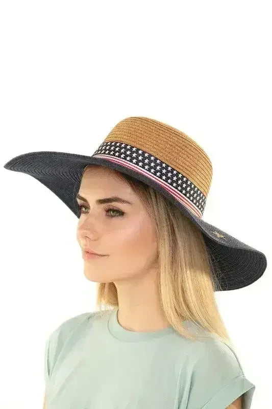 American flag Floppy Hat - Femstylo