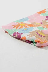 Floral Square Neck Puff Sleeve Babydoll Dress - Femstylo