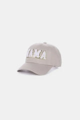 MAMA Chenille Patch Baseball Cap - Washed Cotton City Hat | Femstylo - Femstylo