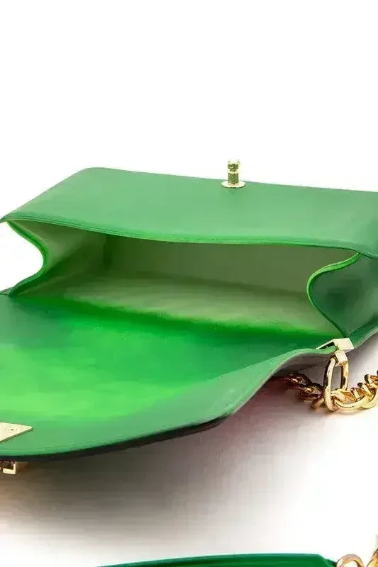 Mix Tone Textured Jelly Shoulder Bag - Femstylo