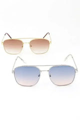 Brow Bar Unisex Aviator Sunglasses Set - Femstylo