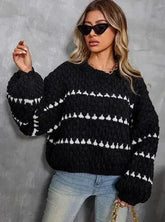 Chunky knit sweater - Femstylo