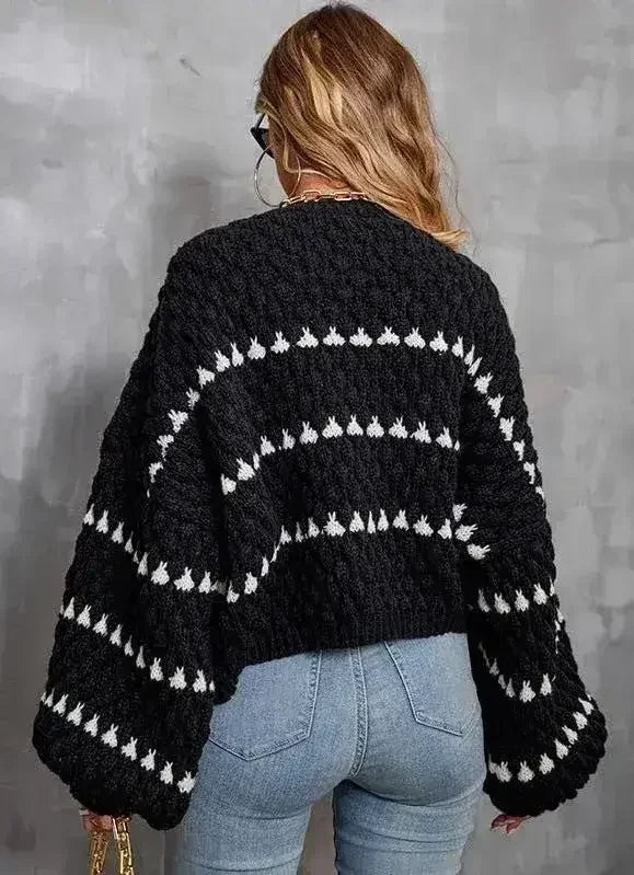 Chunky knit sweater - Femstylo