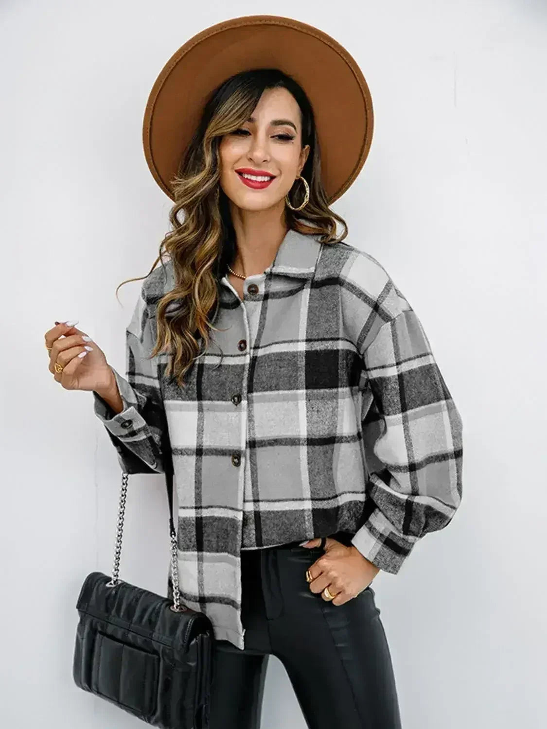 Pumpkin Spice Button-Down Jacket - Femstylo