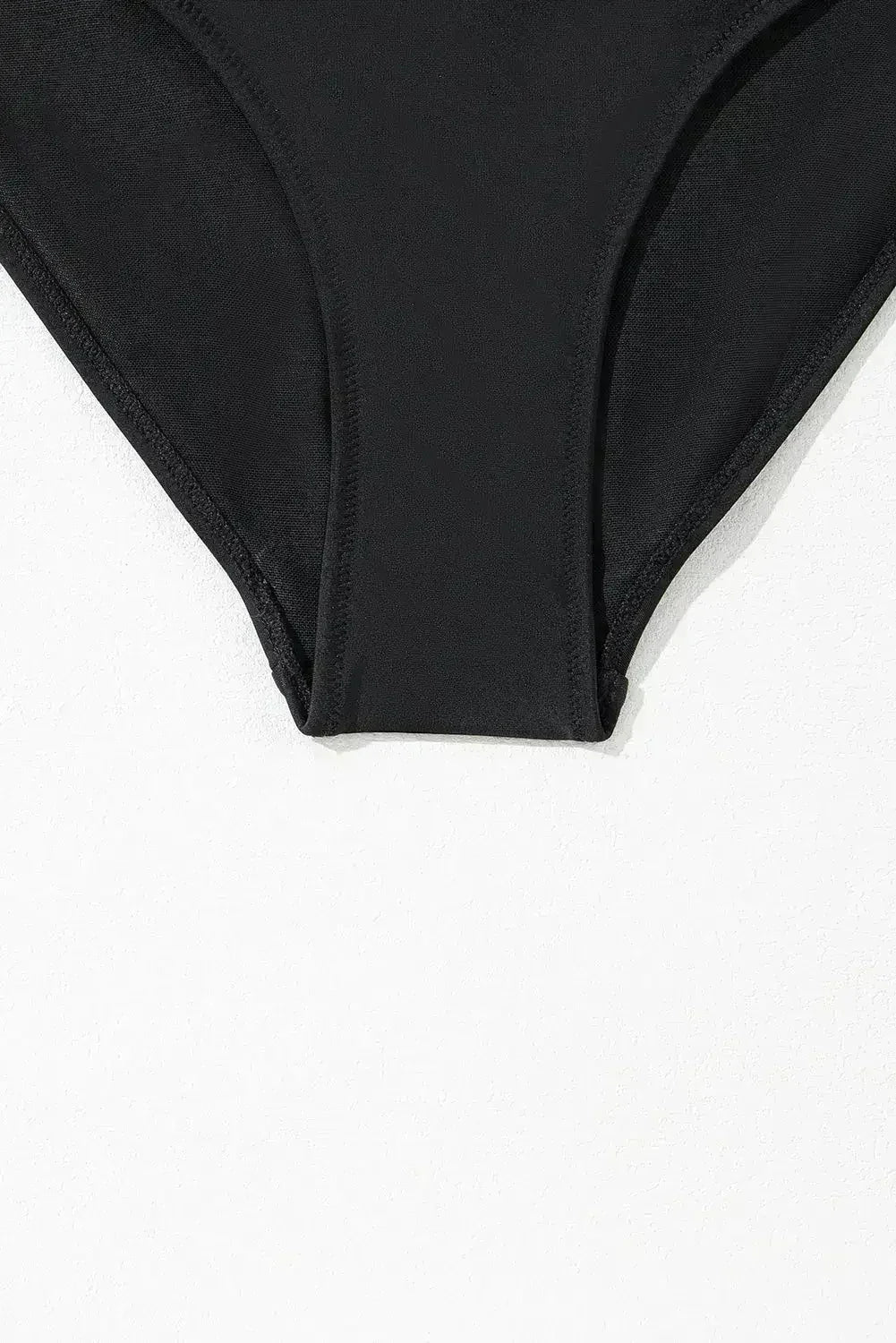 Light Blue Crossover Colorblock Cutout One Piece Swimsuit - Femstylo