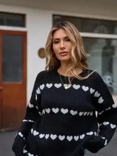 Heart Knit Sweater - Femstylo