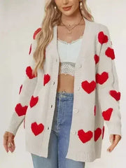 Long Heart cardigan - Femstylo