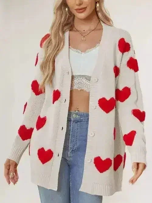 Long Heart cardigan - Femstylo