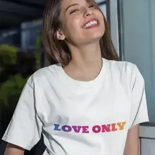 Love Only Colorful Short Sleeve Tee - Femstylo