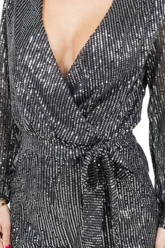 WOMEN FASHION SEQUIN ROMPERS - Femstylo