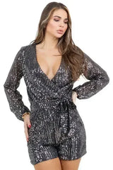 WOMEN FASHION SEQUIN ROMPERS - Femstylo