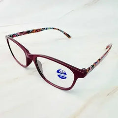 Paisley In Color Blue Light Reading Glasses - Femstylo