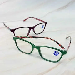 Paisley In Color Blue Light Reading Glasses - Femstylo