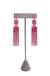 Rhinestone Drop Earrings - Femstylo