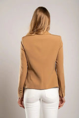 Blazer s klasičnim ovratnikom Caorla, kamelja - Femstylo