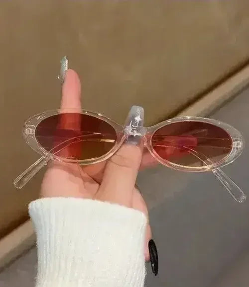 Retro Oval Cat-Eye Sunglasses - Femstylo