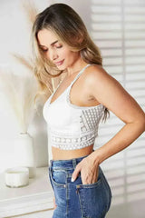 JadyK Emmy Double-Strap Lace Detail Bralette - Femstylo