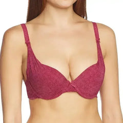 Sassa Fuchsia Deep Plunge Push-Up Bra - Femstylo