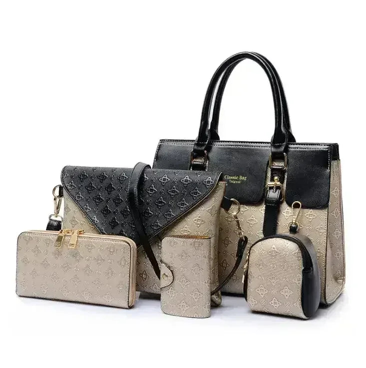 High Quality Luxury Leather Handbags Set For Women - Femstylo