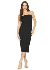 Women's Tube Top Bodycon Midi Dress - Femstylo