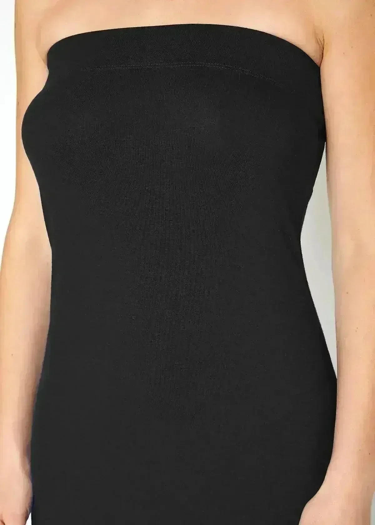 Women's Tube Top Bodycon Midi Dress - Femstylo